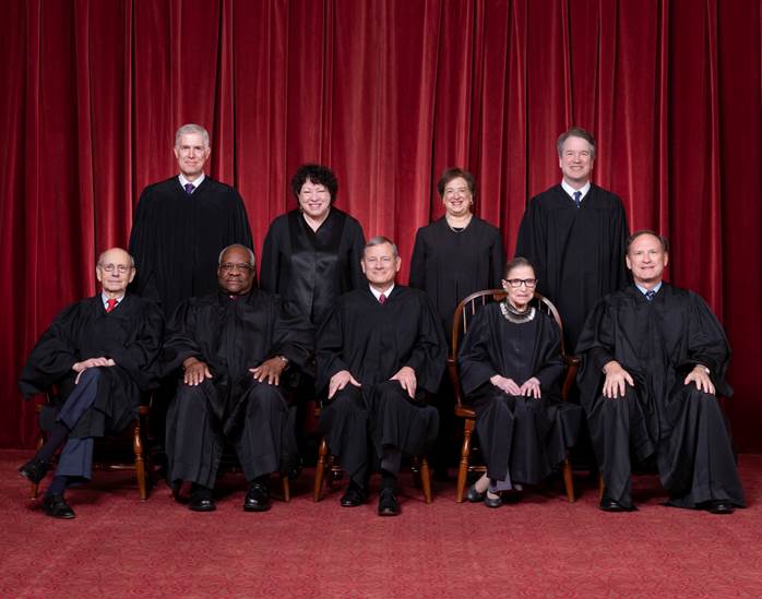 Group Photo of Nime Justices