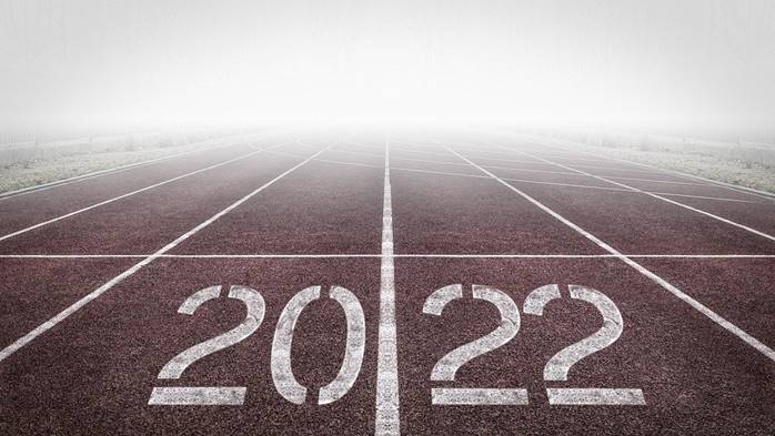 年, 2022, 追踪, 新的一年, 日历, 庆典, 新年快乐, 开始
