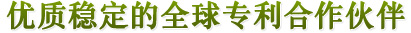 优质稳定的全球专利合作伙伴